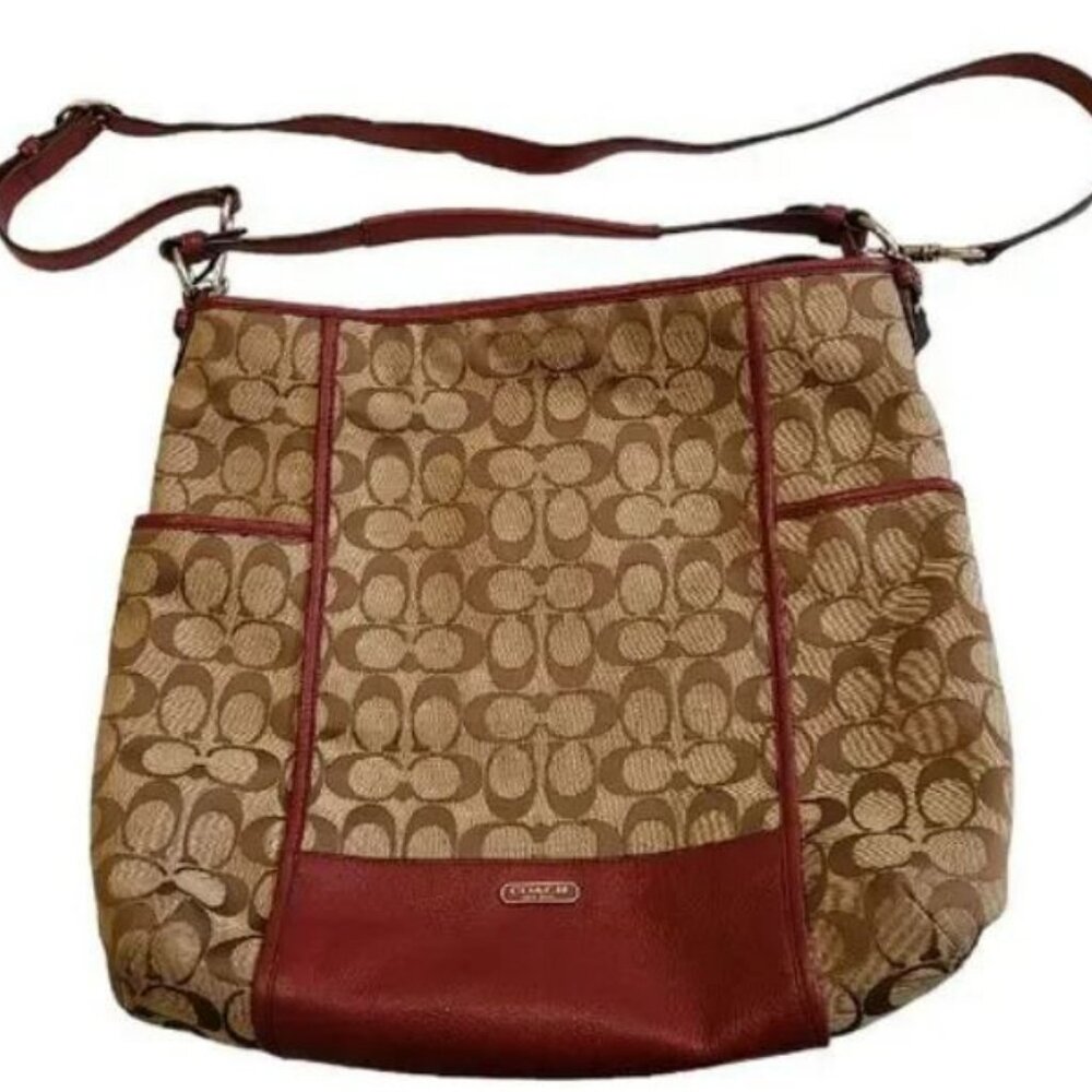 Coach Park Signature hobo bag
